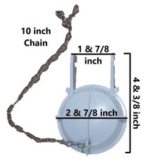 Replacement Flapper Valve for Kohler 2-inch Toilet