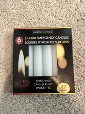 Luminessence 5-Hour Emergency Candle (Pack of 6)