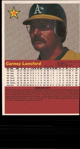 1984 Donruss Jumbo Baseball Cards (pick a card) - Picture 3 of 45