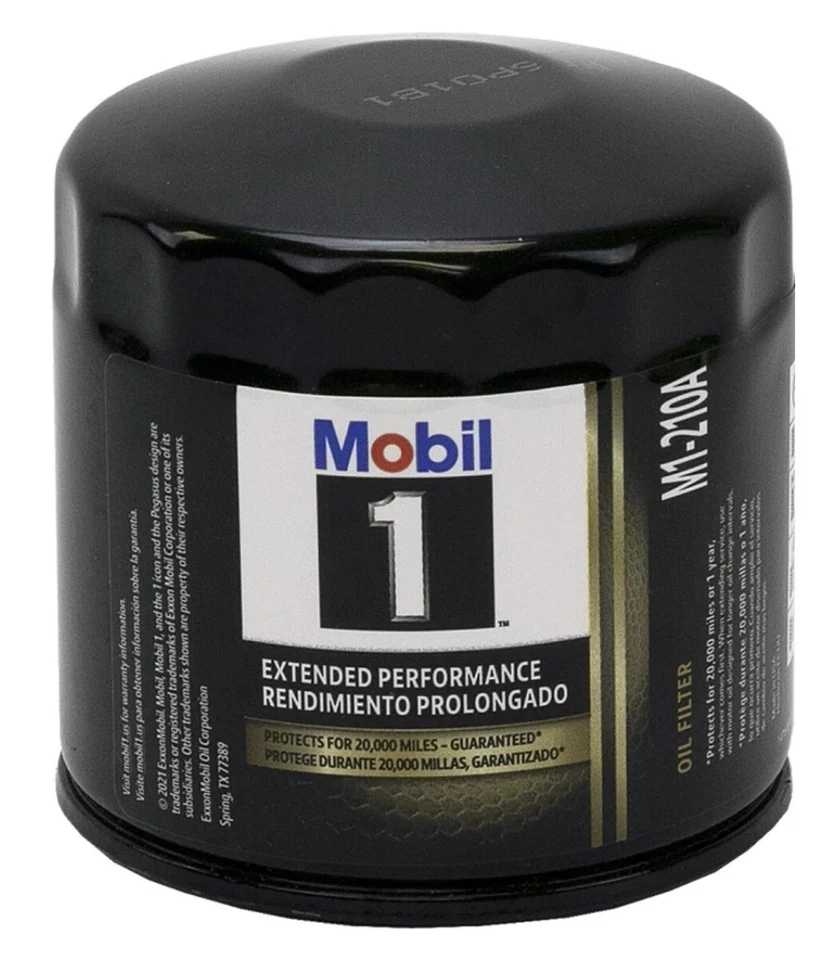 Filtro de aceite Mobil1 M1-210A Premium rendimiento extendido 20.000 millas - Paquete de 4 Foto 2 de 4