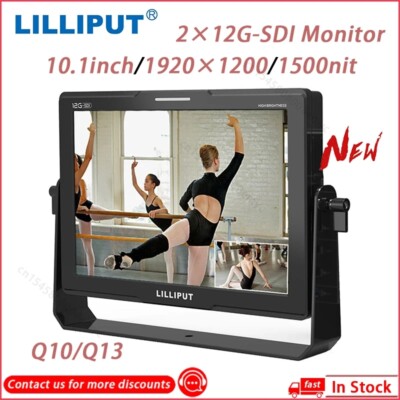 Lilliput Q10 10.1inch 1500nits Camera Monitor 4K-HDMI 12G-SDI Ultra Brightness 