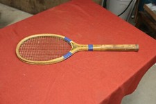 Vintage "The Park" Antique Tennis Racket Wright Ditson Makers USA Solid