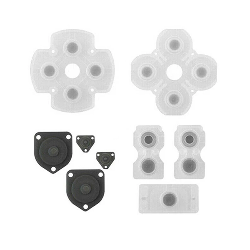 Playstation 4 Dualshock Controller Rubber Conductive Button Pads PS4 Silicone