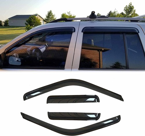 4pcs Guard Wind Deflector Window Visors Wind Deflectors For 99-04 Grand Cherokee - Imagen 1 de 9