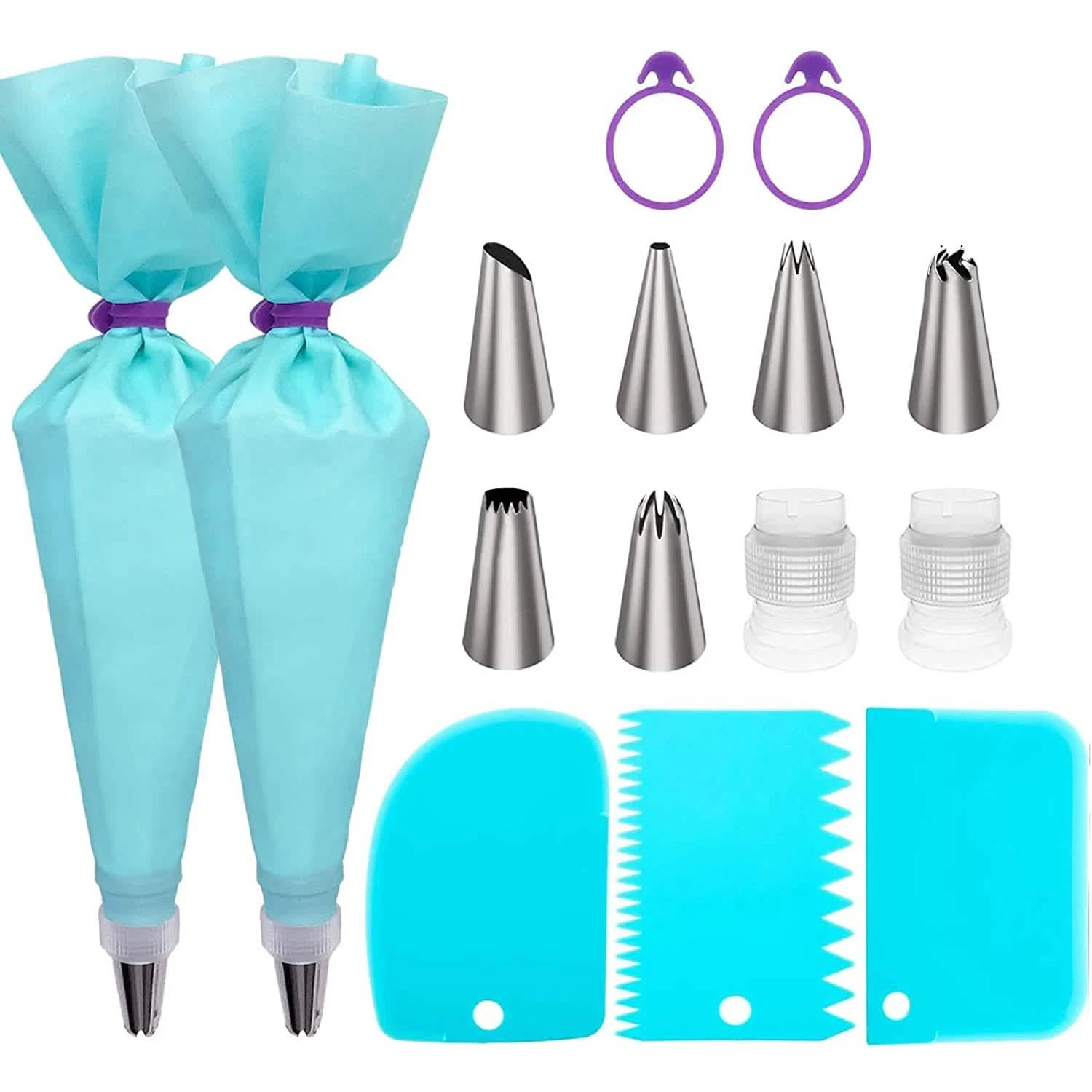 Reusable Cake Piping Bags and Tips Set
Opens in a new window or tab