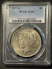 1927-D Peace Silver Dollar PCGS AU 55