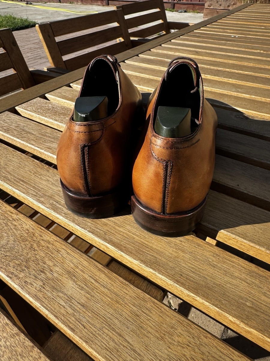 Berluti Alessandro Demesure Oxford Venezia Calf Leather Derby US 8