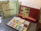 VTG 1961 Red Box Monopoly Parker Brothers Deluxe Edition 100% Complete BoardGame