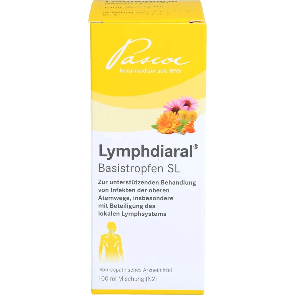 PASCOE PHARMAZEUTISCHE PRÄPARATE GMBH Lymphdiaral Basistropfen sl 100ml - 03898042