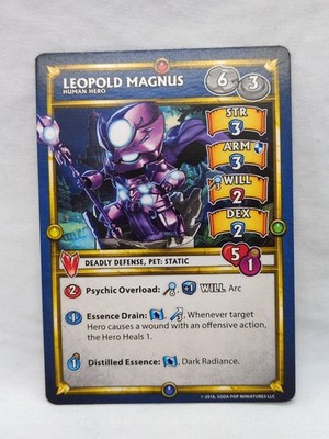 Super Dungeon Explore Leopold Magnus Card