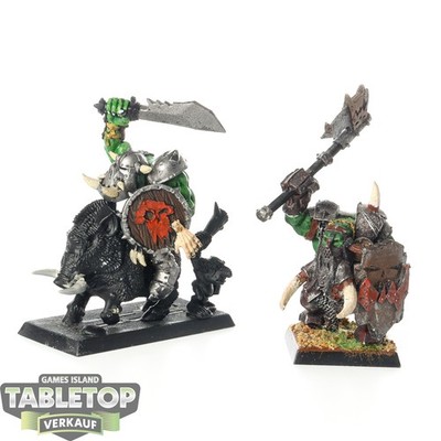 Orc & Goblin Tribes - Orc Bosses - bemalt