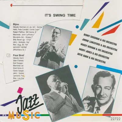 CD Benny Goodman & His Orchestra,Nat King Cole Trio,Count Basi Its Swing Time