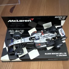 Minichamps McLaren Mercedes MP4-19B D. Coulthard 2001 1:43 Diecast W/ Case