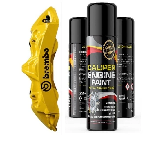 BREMBO Yellow Brake Caliper Paint VHT Proper 2K- DTM Gloss Buzzweld