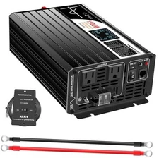  1500W(Peak Power 3000W) Pure Sine Wave LCD-Display DC24V (Range 20V-30V) 1500W