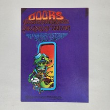 CARTE POSTALE THE DOORS ALLMEN JOY 1967 DENVER COLORADO BILL GRAHAM FDD-18 N/M B-8