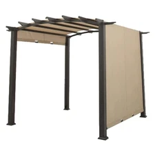 Garden Winds Replacement Canopy Top Cover for Arched Pergola with Sliding Can...