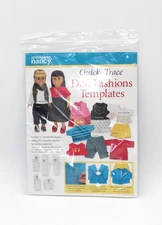 Quick-Trace Doll Fashions Templates Patterns Quilting Rulers and 5 Templates NEW