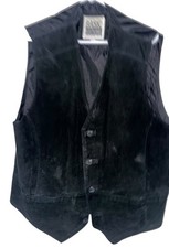 Vintage Basic Editions Suede Leather Vest Men...