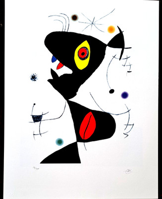 Miro -   "Oda a Joan Miró"  - 65x50 cm Limitiert Nr. 26/300