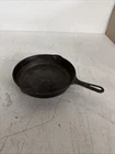 Griswold No.8 Cast Iron Skillet 704 E  Erie PA Small Logo DOUBLE SPOUT Sits Flat
