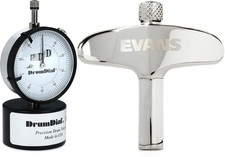 DrumDial Drum Tuner Evans Magnetic Head Drum Key Value Bundle