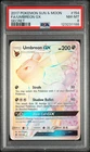 2017 POKEMON SUN & MOON SECRET #154 FULL ART/UMBREON GX PSA 8