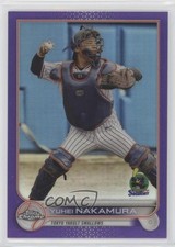 2022 Chrome NPB Nippon Professional Baseball Purple Refractor Yuhei Nakamura 0b3