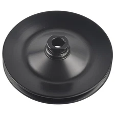 For GM Engines Single Groove Black Pump Power Steering Pulley V-Belt Key Way