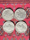 40 Vintage Buffalo Head Nickels - various years in cylinder