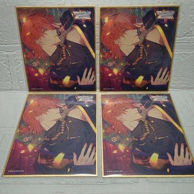 Project Sekai Akito Shikishi Set 4pcs Official Anime Character Collectible