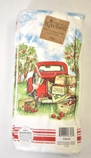 Kay Dee Design Dual Purpose Towels 6 Pack 16" x 26" Apple Orchard Truck White