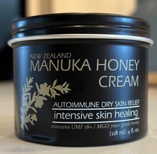 Balm Of Gilead Manuka Honey Cream Natural Dry Skin Relief Healing 4oz Sealed