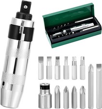 12 Inch Drive Manual Impact Driver Set Reversible Hand Held Impact Screwdriver