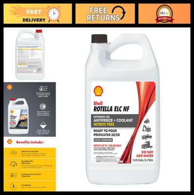 Nitrite-Free Extended Life ELC Antifreeze & Coolant, Pre-Diluted 50/50, 1 Gallon