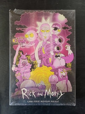 Rick And Morty Jigsaw Puzzle Big Trouble In Little Sanchez 1000 Piece USAopoly