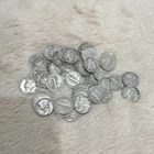 50 Mercury Silver Dimes 1945 10C Circulated