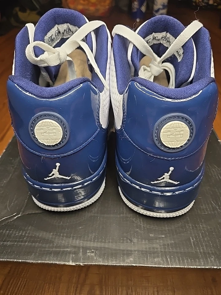 Nike Air Jordan Fusion 9 LS Midnight Navy 2009 Talla 16 Muy Rara Talla Usada Dos Veces Foto 4 de 4