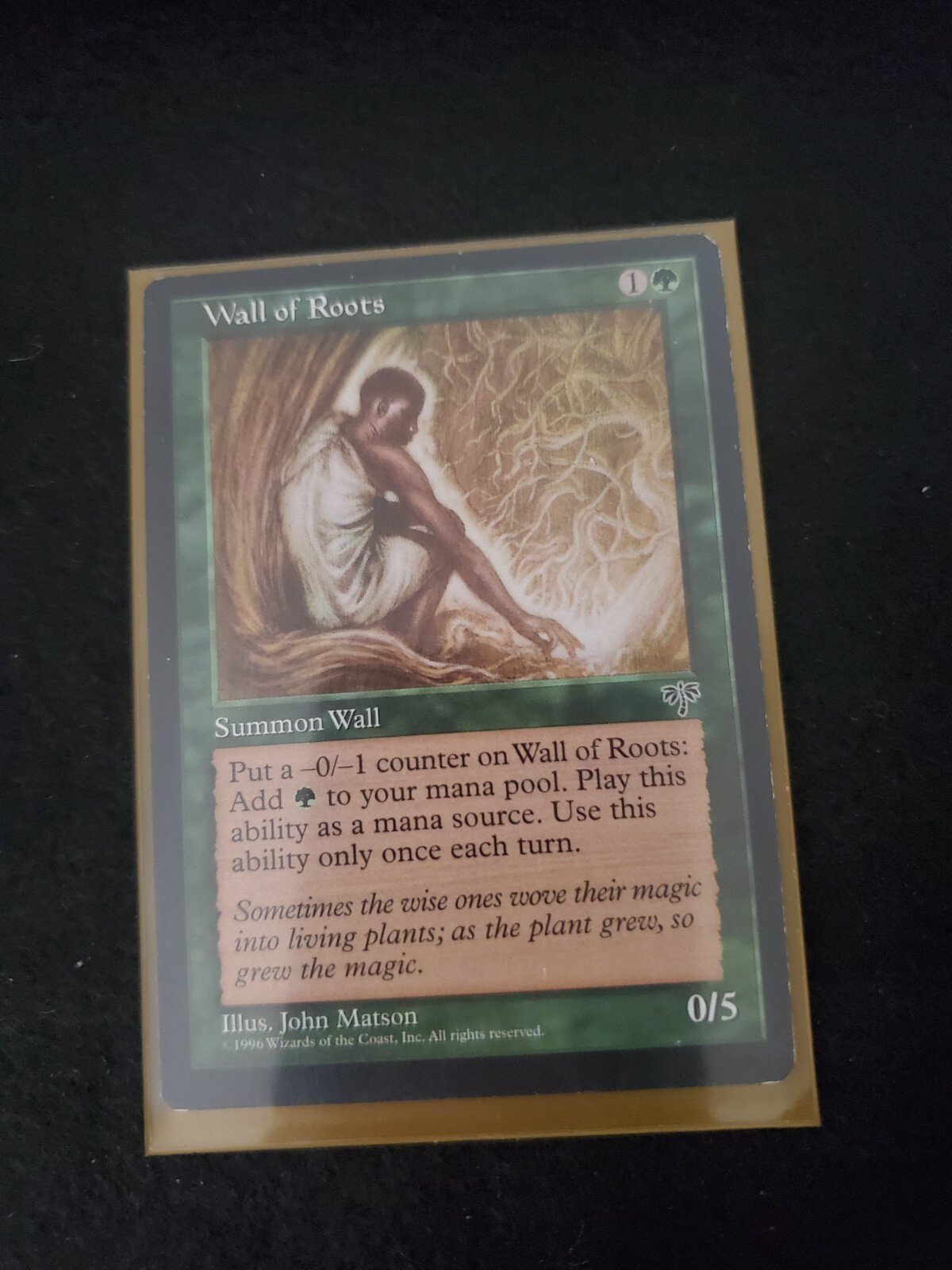 Magic the Gathering Wall of Roots - Mirage (MIR)