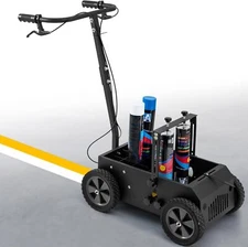 CXRCY  Striping Line Marking Machine, Black, 5.1"-11.6" Height Adj, Parking Lot