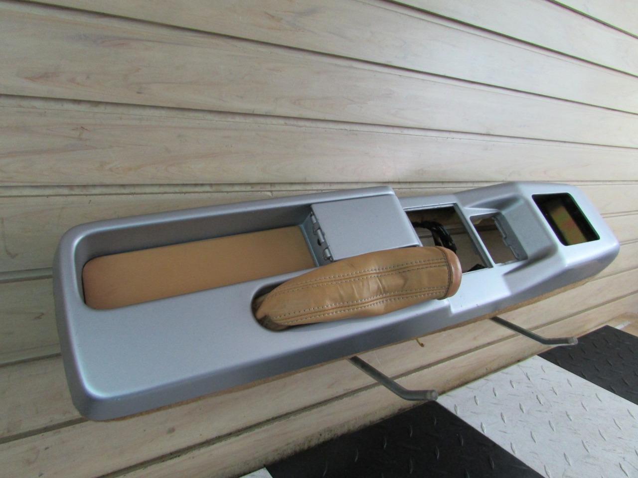2002 Ferrari 360 Spider Center Console/ Tunnel Silver w/ Harness and EBrake Boot