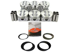 Flat Top Pistons And Piston Rings for 1980-1989 Chevrolet SBC 305 5.0