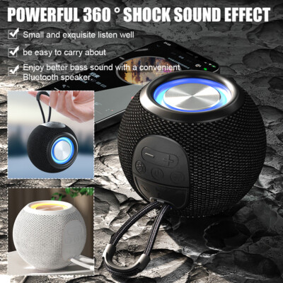 Rechargeable Wireless Hi-Fi Stereo Super Bass Mini Bluetooth