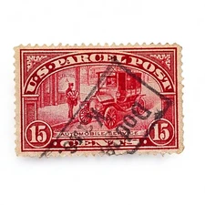 Parcel Post Stamp Scott Q7 Auto Service 1912 Used City Cancel Dodge Kansas