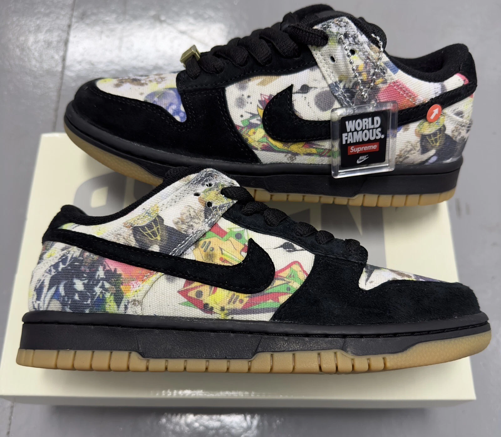 Nike SB Low Supreme Rammellzee UK 4,5 neuf