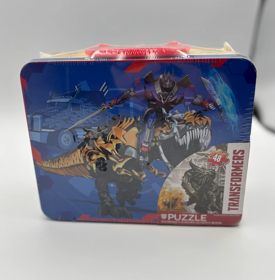 Fiambrera rompecabezas Transformers 48 piezas 2014 Hasboro Cardinal SELLADA DE FÁBRICA Foto 3 de 4