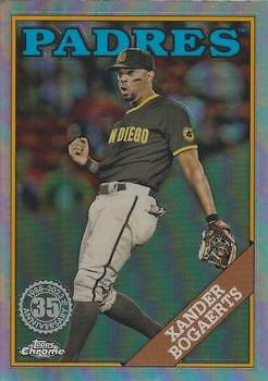 Xander Bogaerts 2023 Topps Chrome #88BC-8 1988 Topps Baseball San Diego Padres