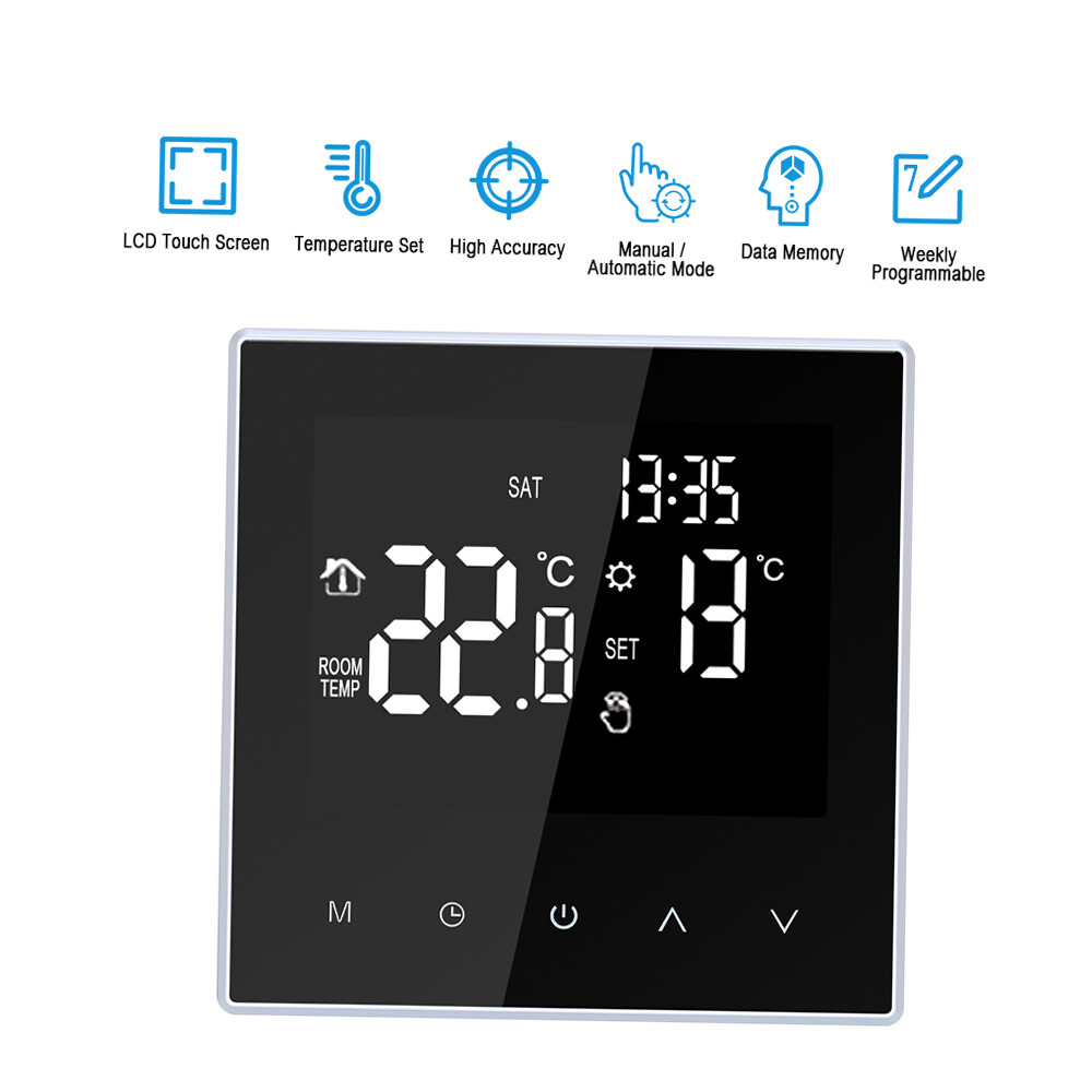 Smart Thermostat Digital Temperature Controller Weekly Circulation Programmable-image