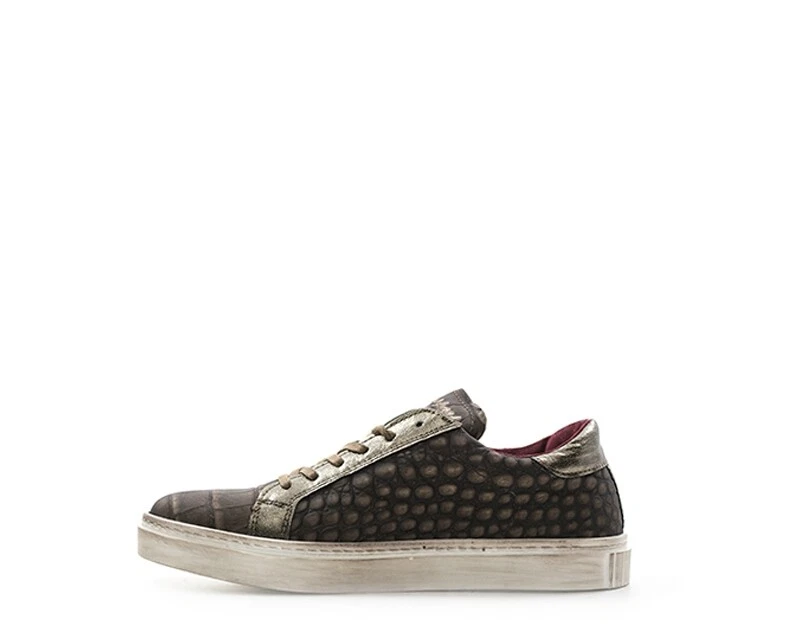Scarpe D ACQUASPARTA Donna Sneakers Trendy MARRONE Pelle naturale