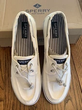 New Men's Sperry Loafers Size 15 Off White (Cream) Bahama Deck Shoes